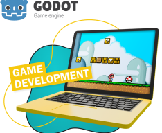 Godot.  Основа создания легендарных игр - КИБЕРшкола программирования для детей, компьютерные курсы для школьников, начинающих и подростков - KIBERone г. Можайский