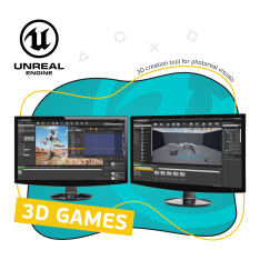 Unreal Engine 4. Игровой движок - КИБЕРшкола программирования для детей, компьютерные курсы для школьников, начинающих и подростков - KIBERone г. Можайский