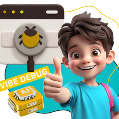 Тестирование & Vibe Debug. Охотники за багами - КИБЕРшкола программирования для детей, компьютерные курсы для школьников, начинающих и подростков - KIBERone г. Можайский