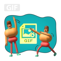 Gif-анимация - КИБЕРшкола программирования для детей, компьютерные курсы для школьников, начинающих и подростков - KIBERone г. Можайский