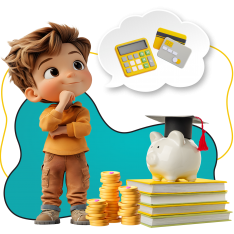 Финансовый интеллект вместе KIBERone - КИБЕРшкола программирования для детей, компьютерные курсы для школьников, начинающих и подростков - KIBERone г. Можайский