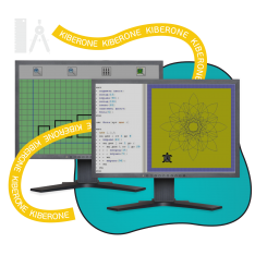 Исполнители чертежник и черепашка - КИБЕРшкола программирования для детей, компьютерные курсы для школьников, начинающих и подростков - KIBERone г. Можайский