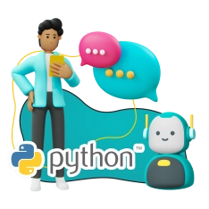 Умный чат-бот на Python на Telegram - КИБЕРшкола программирования для детей, компьютерные курсы для школьников, начинающих и подростков - KIBERone г. Можайский