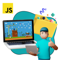 Программирование на JavaScript. Учимся создавать игры! - КИБЕРшкола программирования для детей, компьютерные курсы для школьников, начинающих и подростков - KIBERone г. Можайский